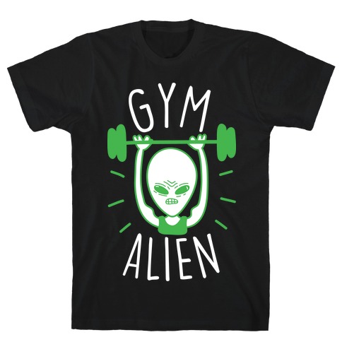 Gym Alien Lifting T-Shirt