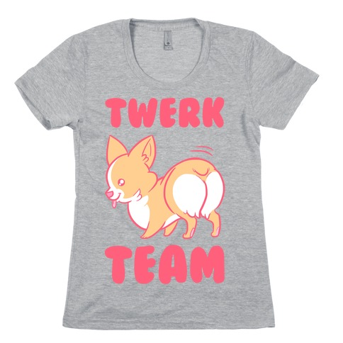 Twerk Team Corgi Womens T-Shirt