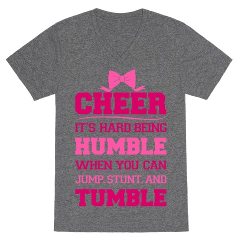 Cheer V-Neck Tee Shirt