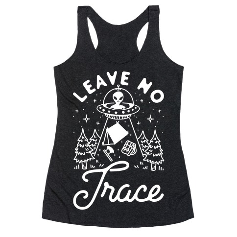 Leave No Trace Camping UFO Racerback Tank Top