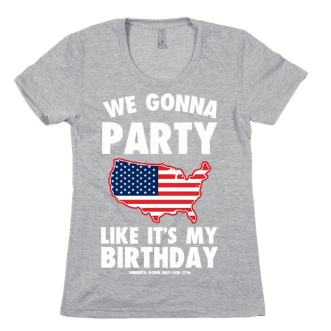 Party Like a Patriot Womens T-Shirt