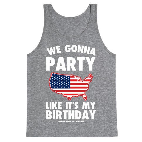 Party Like a Patriot Tank Top