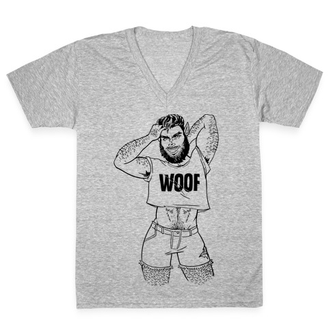 Woofman V-Neck Tee Shirt