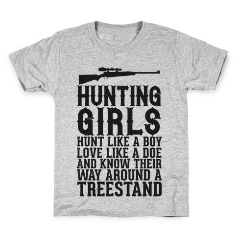 Hunting Girls Kids T-Shirt