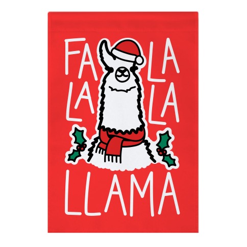 Falalala Llama Garden Flag