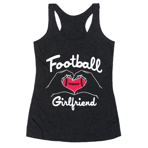 Football Girlfriend Racerback Tank Top