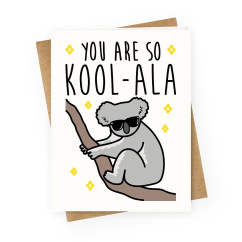 Kool-ala Greeting Card