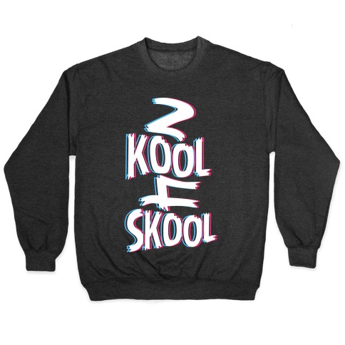 2 Kool 4 Skool Crewneck Sweatshirt Lookhuman