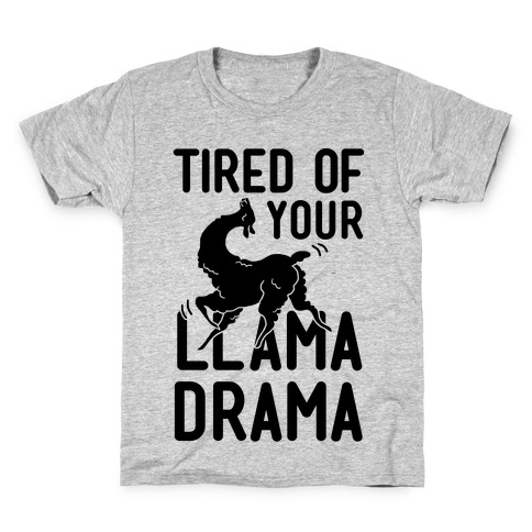 Llama Drama Kids T-Shirt