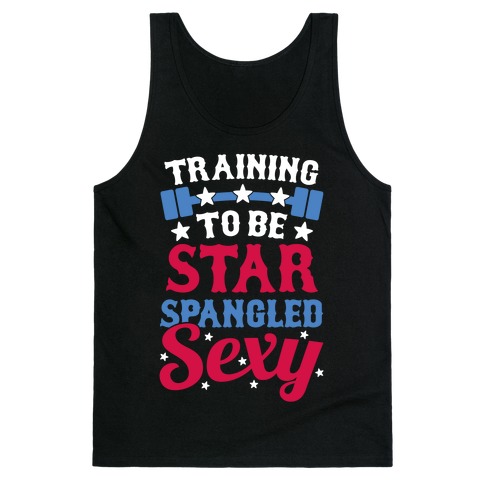 Training To Be Star Spangled Sexy Tank Top