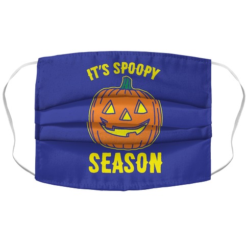 It's Spoopy Season  Accordion Face Mask