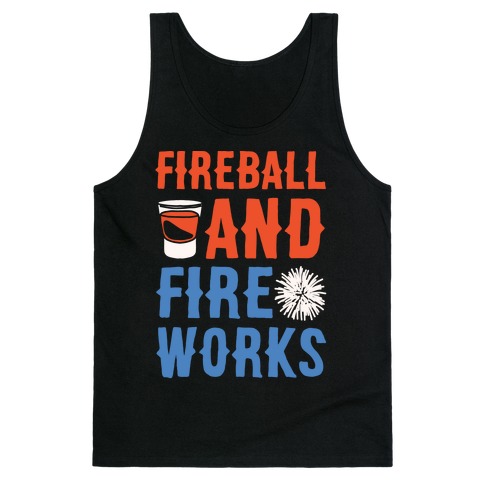 Fireball and Fire Works Tank Top