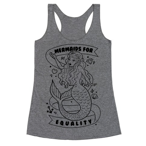 Mermaids For Equality Racerback Tank Top