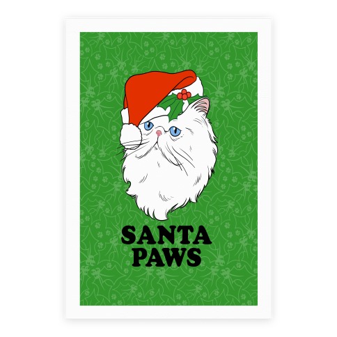 Santa Paws Poster