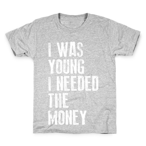 I Was Young (V-Neck) Kids T-Shirt