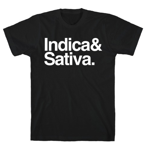 Indica and Sativa T-Shirt