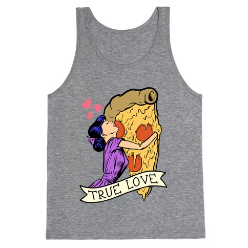 True Love Comics and Pizza Tank Top