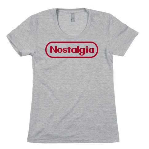 Nostalgia (Old Nintendo Logo) Womens T-Shirt