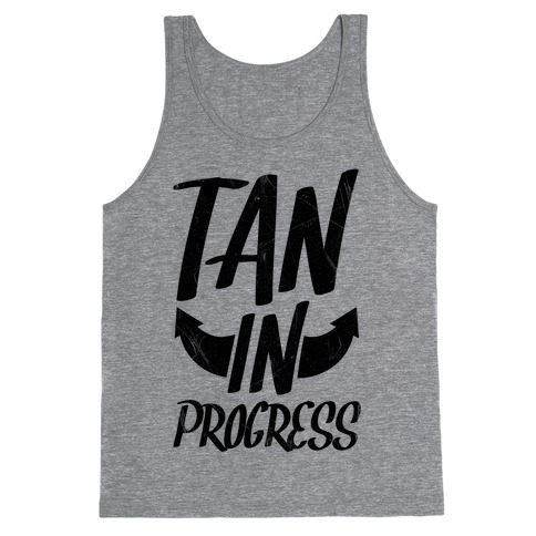 Tan In Progress Tank Top