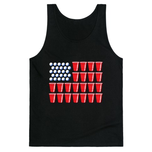 beer pong flag shirt