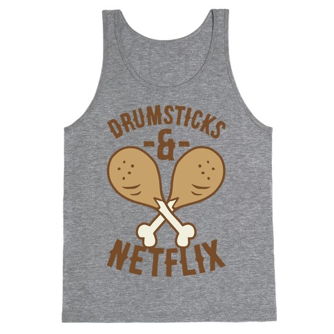 Drumsticks And Netflix Tank Top