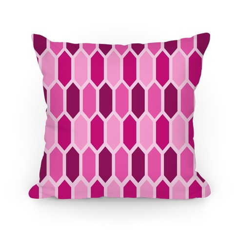 Pink Crystals Pillow