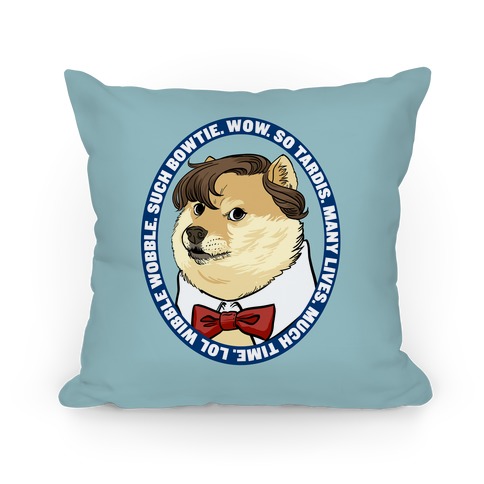 The Doctor Doge Pillow