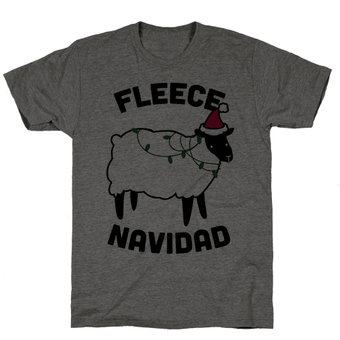 fleece navidad tshirt