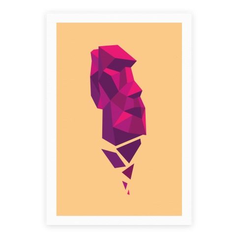 Moai emoji | Poster