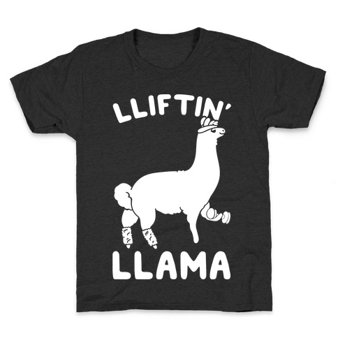 Lifting Llama Kids T-Shirt