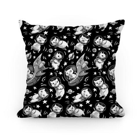 Cats In Space Pillow