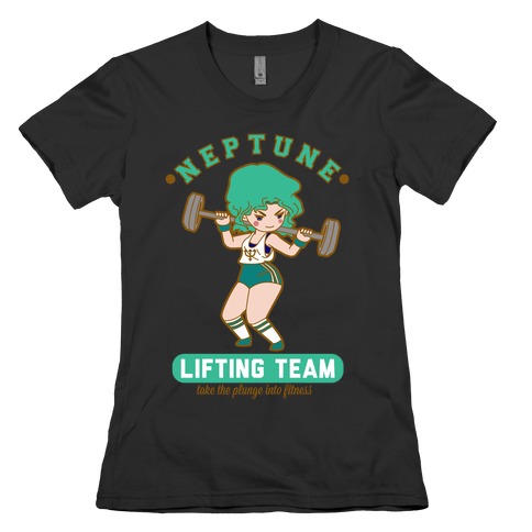 Neptune Lifting Team Parody Womens T-Shirt
