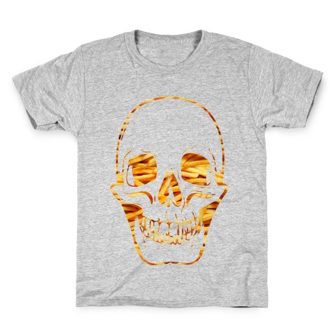 French Fry Skull Kids T-Shirt