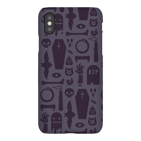Simple Halloween Pattern Phone Cases | LookHUMAN