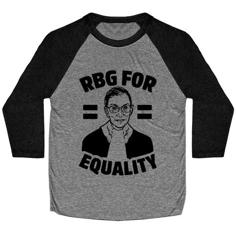 Rbg For Equality Baseball Tee