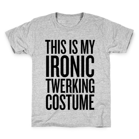 Ironic Twerking Costume Kids T-Shirt