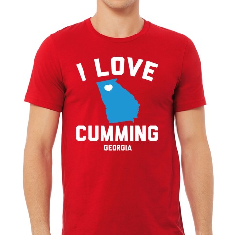 bijwoord overloop Renaissance I Love Cumming Georgia T-Shirts | LookHUMAN