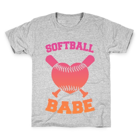 Softball Babe Kids T-Shirt