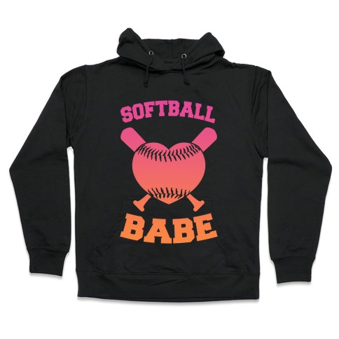 Softball Babe Hooded Sweatshirt