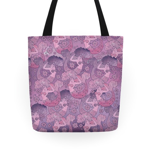 Siren and Lotus Tote