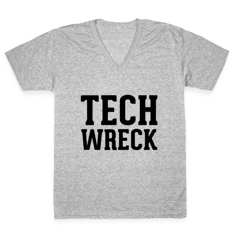 Tech Wreck V-Neck Tee Shirt