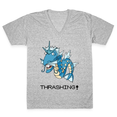 Thrashing! V-Neck Tee Shirt