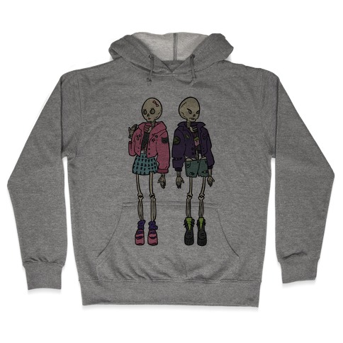 Skeleton Girls Hooded Sweatshirt