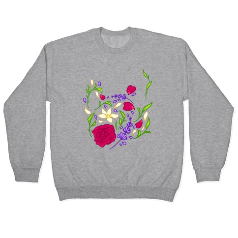 Floral Teapot Pullover