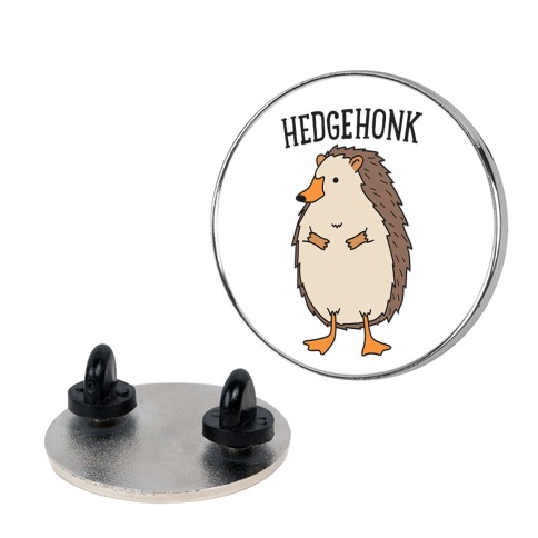 Hedgehonk (Hedgehog Goose) Pin