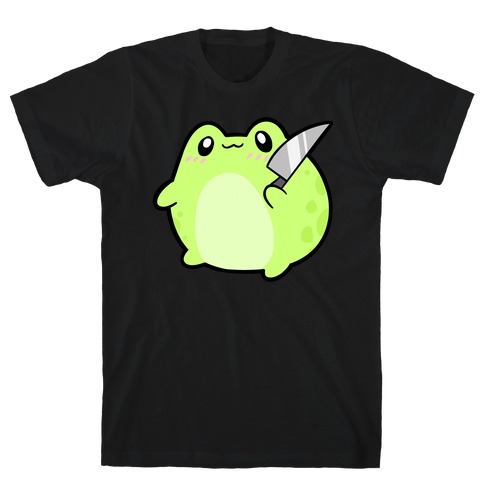 Cute Froggie With A Knife T-Shirt