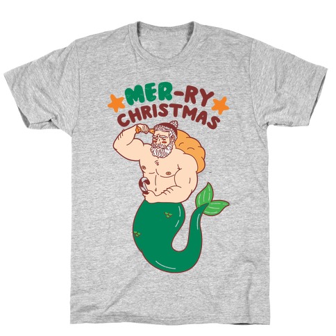 Mer-ry Christmas T-Shirt