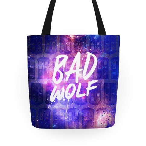Doctor Who Bad Wolf Tote