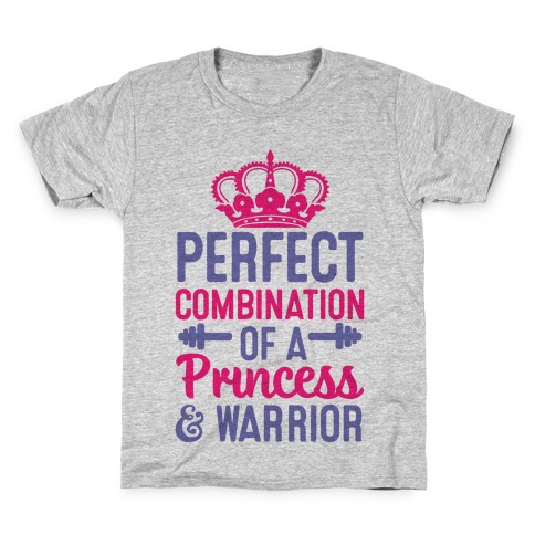 Perfect Combination of a Princess & Warrior Kids T-Shirt
