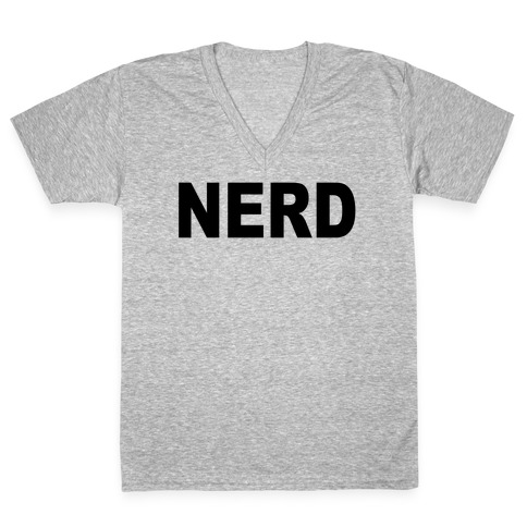 Nerd V-Neck Tee Shirt